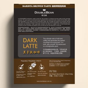 Doublebean Dark Latte - Back